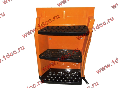 Подножка со ступеньками в сборе левая SH желтая SHAANXI / Shacman (ШАНКСИ / Шакман) 81.61510.0225 фото 1 Армавир