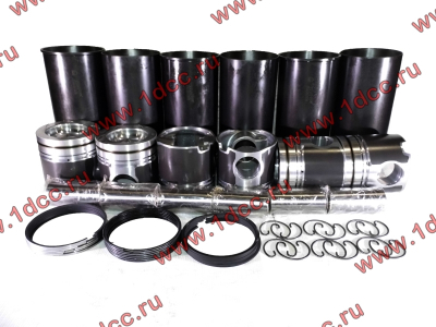 Поршневая группа WD615.47 371л.с. (6 гильз, 6 поршней (0011), 6 пальцев,комплект колец) H2 BOWEI HOWO (ХОВО)  фото 1 Армавир