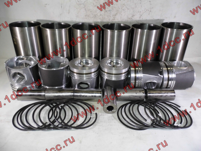 Поршневая группа WD615.95 375л.с. (6 гильз, 6 поршней (...0004), 6 пальцев,комплект колец) H3 HUATAI HOWO (ХОВО)  фото 1 Армавир