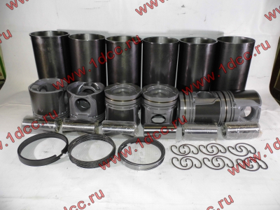 Поршневая группа D12 (6 гильз, 6 поршней (...0001), 6 пальцев, комплект колец) H A7 HOWO A7  фото 1 Армавир